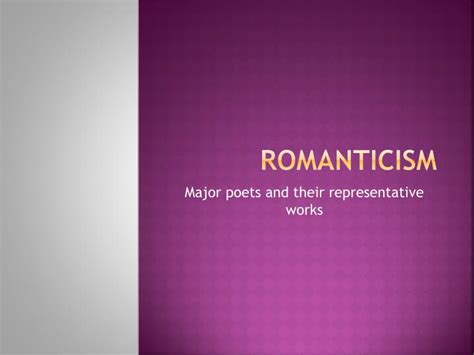 Ppt Romanticism Powerpoint Presentation Free Download Id1847048