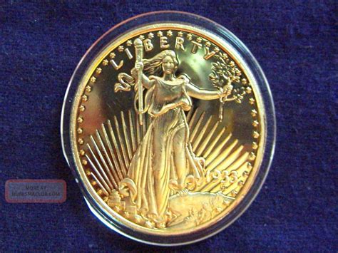 1933 St Gaudens 20 Gold Double Eagle Rare 1 Ounce In Silver