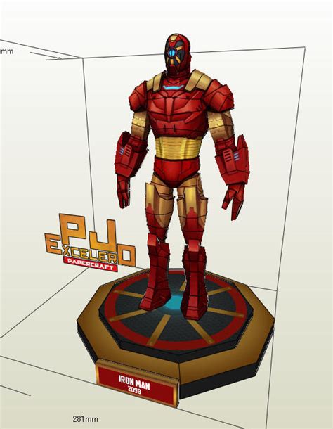 Iron Man 2099 Full By Pjexceleropapercraft On Deviantart