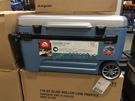 A hard outer shell and thick walls enable a hard cooler to not only chill but also protect your drinks and food while traveling. Igloo 110QT Rolling Cooler with Removable Tray - CostcoChaser