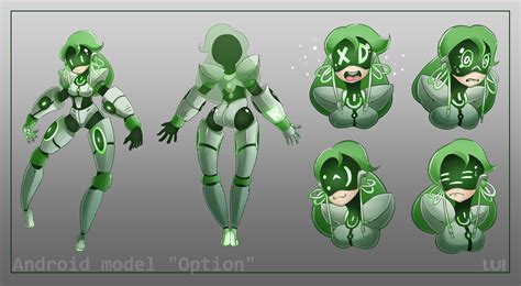 Artstation Character Design Android Model Option