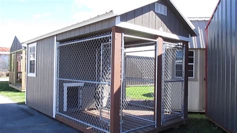Derksen 8x16 Double Dog Kennel At Big Ws Portable Buildings In