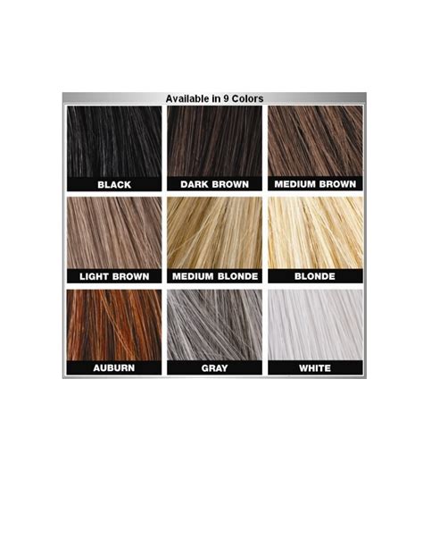 Hair Color Match Chart Free Download