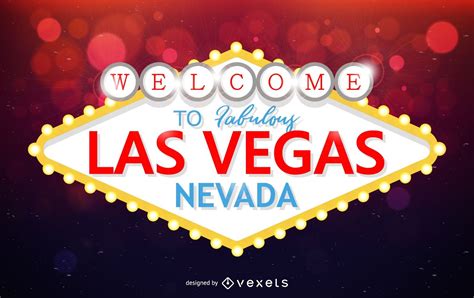 Las Vegas Sign Landmark Design Vector Download