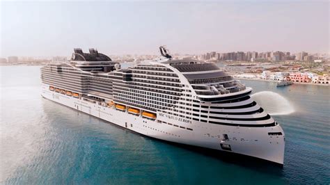 Msc Cruises Largest Cruise Ship Makes Debut
