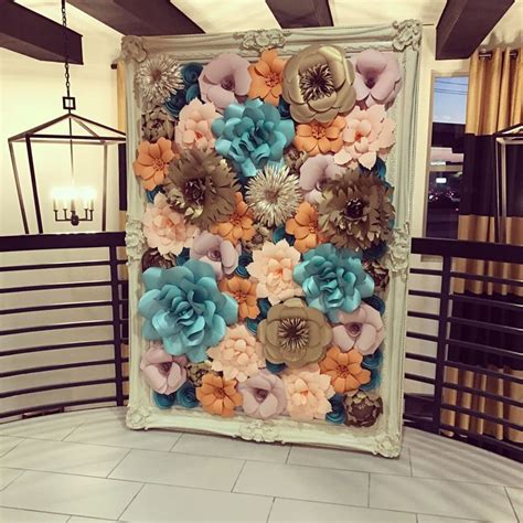 Paper Flower Wall Rental Pictures Paper Flower Wall Rentals And Paper