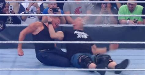 Vince Mcmahon 76 Wins Last Minute Match At Wrestlemania 38 And Then Takes Worst Stunner Ever