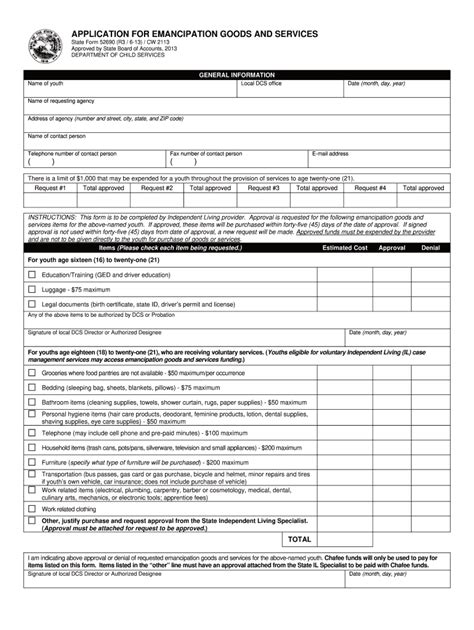 Indiana Emancipation S 2013 2024 Form Fill Out And Sign Printable Pdf