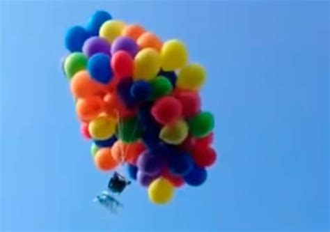 ‘balloon Man Jailed After Flying Lawn Chair With 100 Balloons Into A