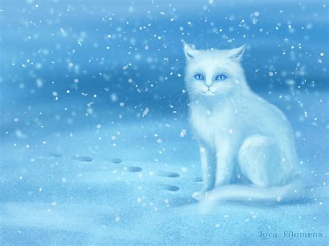 Winter Cat By Joya Filomena On Deviantart