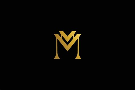 Mm Modern Luxury Typography Logo Design Mm Fashion Brand Logo