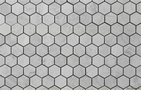 Eterna Imperial Grey 2″ Hexagon Porcelain Mosaic Gem Stones Tiles
