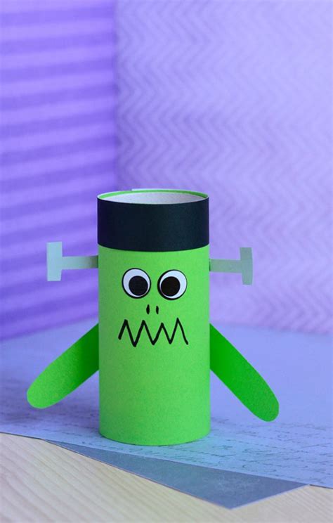 Paper Roll Frankenstein Craft Easy Peasy And Fun