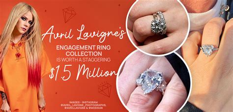 Avril Lavignes Engagement Ring Collection Is Worth A Staggering 15 Million Visit