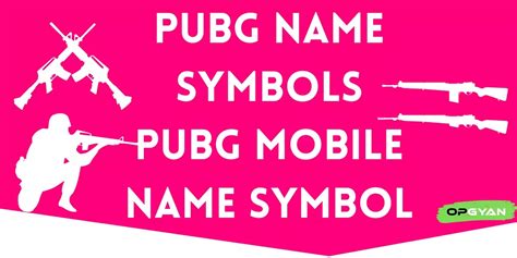Pubg Name Symbols 2024 Pubg Mobile Name Symbols Pubg Stylish Name