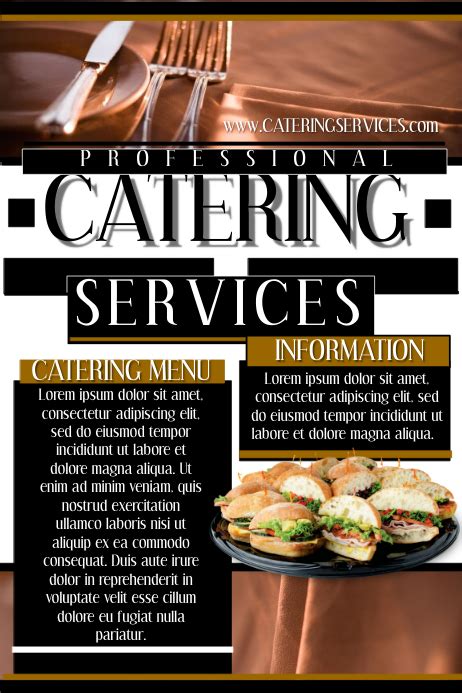 Catering Services Modelo Postermywall