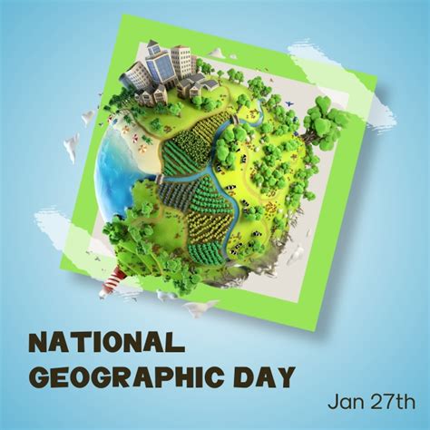 National Geographic Day Instagram Template Postermywall