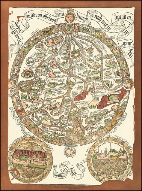 Medieval World Map Das Ist Die Mapa Mudi Und Alle Land Un Kungkreich