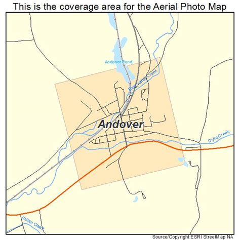 Aerial Photography Map Of Andover Ny New York