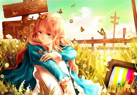A Flock Of Butterflies By ~89pixels On Deviantart Anime Chibi Manga
