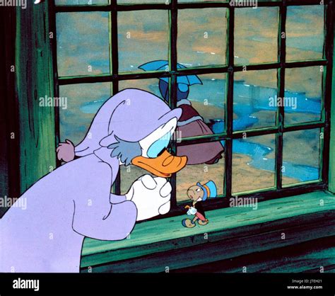 Scrooge Mcduck Jiminy Cricket Mickeys Christmas Carol 1983 Stock