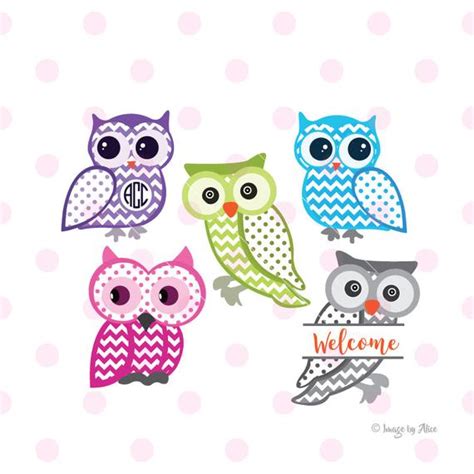 Download Owl SVG owl monogram svg owl clipart owl wall decor owl