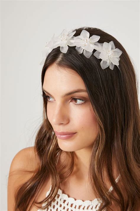 floral embellished headband
