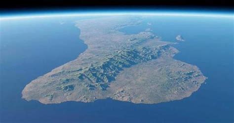 Baja California Sur As Seen From Space Baja