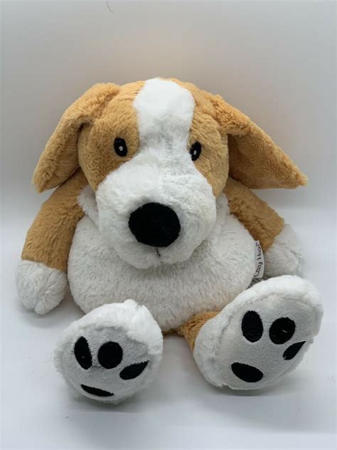 Cozy Hugs Plush Puppy Dog Stuffed Toy For Microwave Freezer