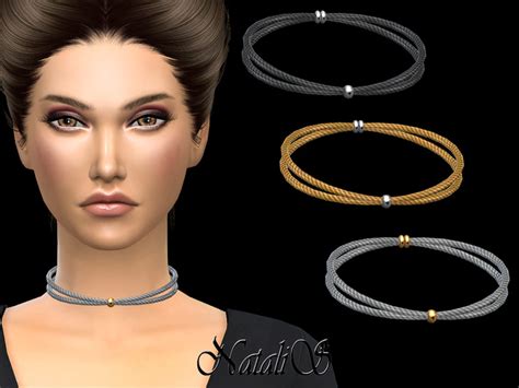 The Sims Resource Natalisdouble Crossed Cable Necklace