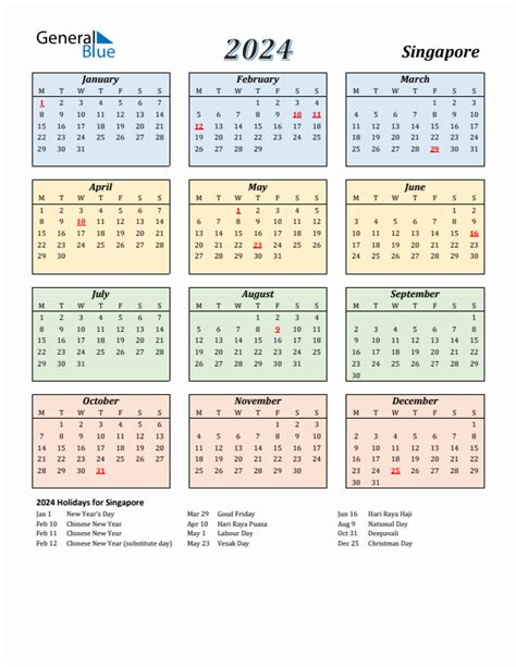 2024 Calendar With Holidays Singapore Pdf Download Dell Moreen