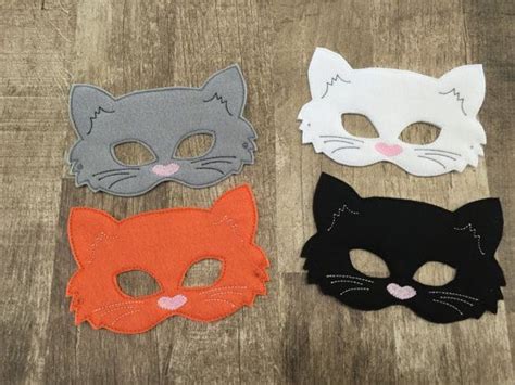 Kitty Cat Felt Mask For Dress Up Costume Pretend Play Cat Costume