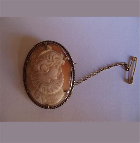 Genuine Hand Carved Shell Cameo Brooch Collectors Weekly