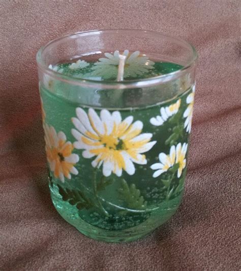 Daisy Gel Candle Vintage Look For Springtime Gel Candles Candles