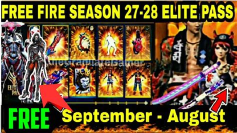 Pass season 23,free fire season 23 elite pass,free elite pass,free fire india,elite pass 2020 free fire •••. Free Fire Season 27 & 28 Elite Pass Full Review || August ...
