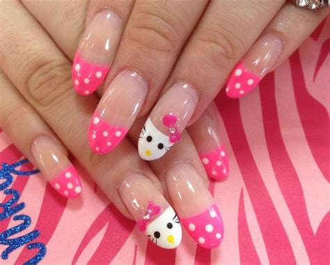 Hello Kitty Nails Design 50 Hello Kitty Nail Designs Cuded Pic