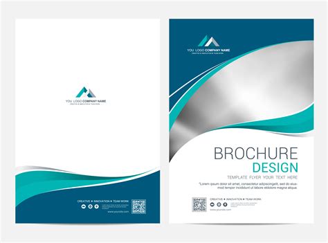 Brochure Layout template, cover design background 557024 Vector Art at Vecteezy