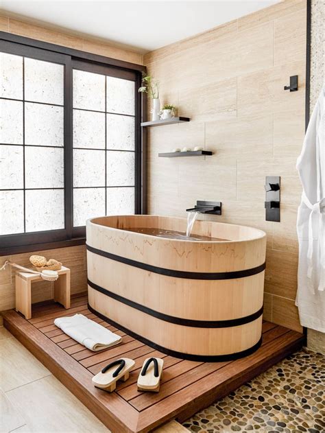 Ofuro bathtub feature freestanding designs that allow you to set them up wherever you see fit. Stonehouse Japanese Ofuro tub made of aromatic Hinoki wood ...