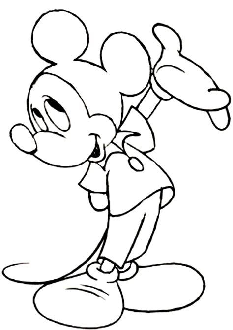 Mickey Mouse Outline