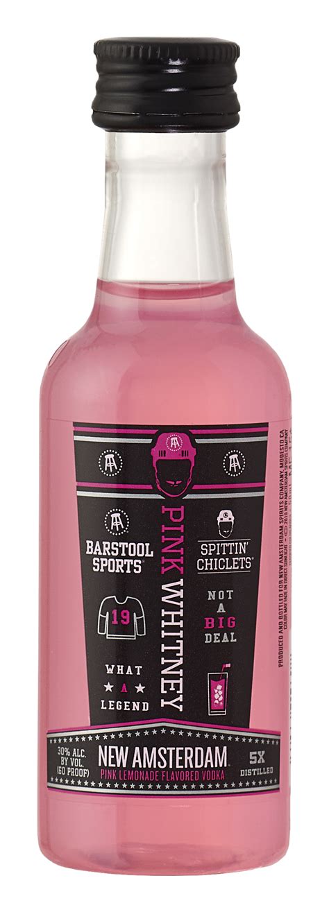 New Amsterdam Pink Whitney Vodka 50ml Bottle Values
