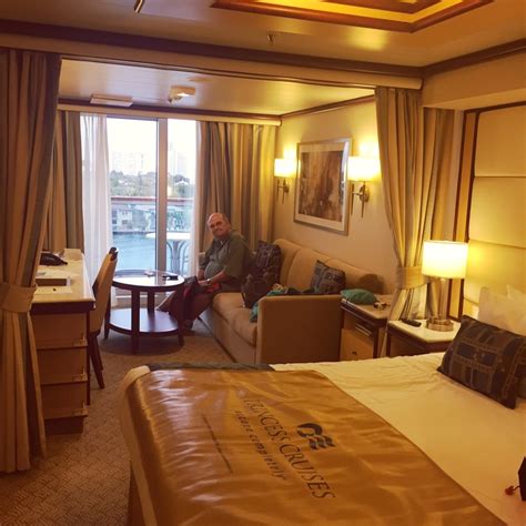 Mini suites are substantially larger than balcony staterooms, and include all the same amenities plus these added luxuries: Suite A212 on Royal Princess, Category M*