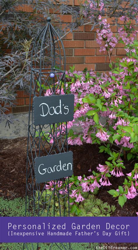 Maybe you would like to learn more about one of these? Personalized Garden Decor ~ Inexpensive Handmade Father's ...