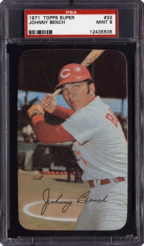 Ron tompkins, a pitcher who never amounted to much. 1971 Topps Super Johnny Bench | PSA CardFacts™