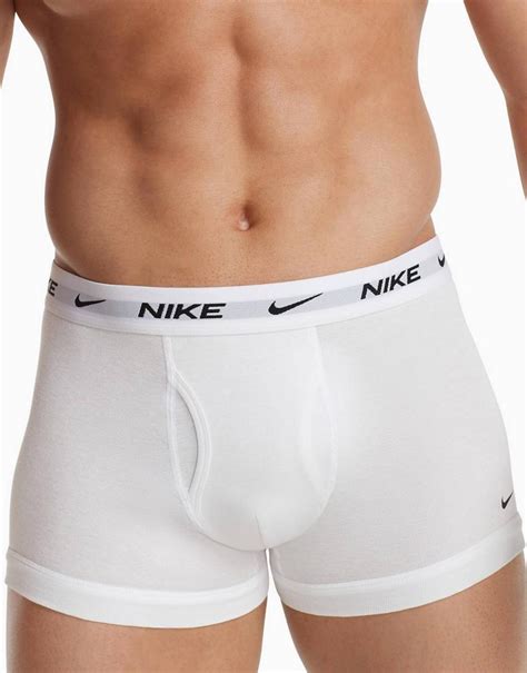 nike mens underwear everyday cotton 3 pack trunks with fly in white white taylan ozkan