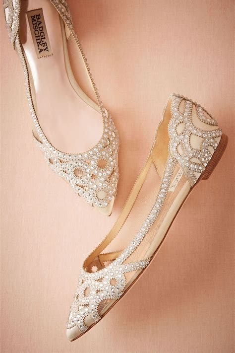 Flat Wedding Shoes Bride