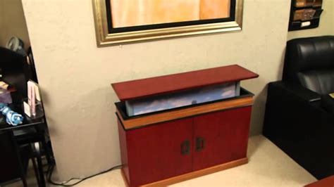 But the time, making of the house simple cheap though difficult. Trunk Pop - Up TV Cabinet - YouTube