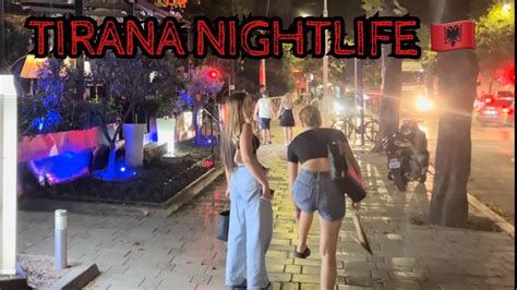 Wow Nightlife In Tirana Albania On A Tuesday Night Youtube