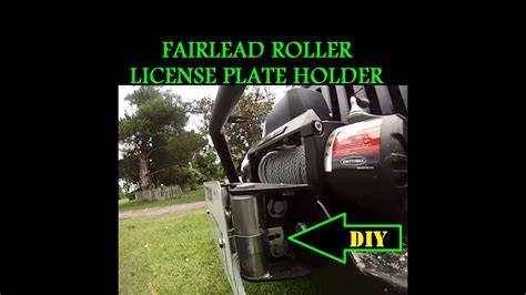 Shop for license plate frame at alibaba.com to give a car or truck a more personal touch. DIY Roller Fairlead License Plate Holder $5 Jeep Wrangler - YouTube