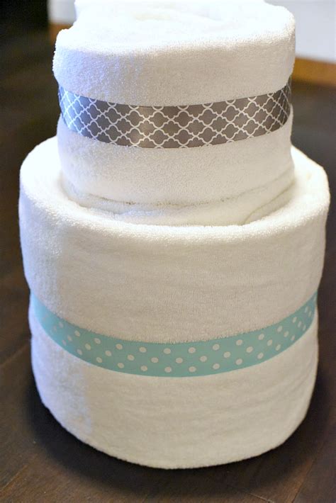 Wedding towel cakes | swaddlestar gift cakes. Towel Cake: A Fun DIY Bridal Shower Gift - Fun-Squared