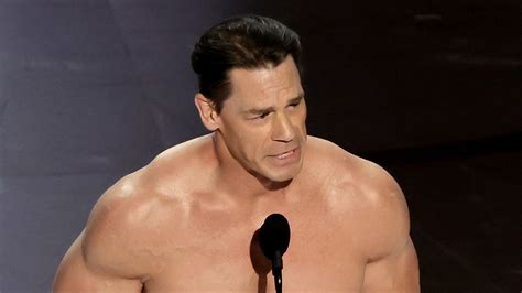 The Real Reason John Cena Was Naked At The Oscars
